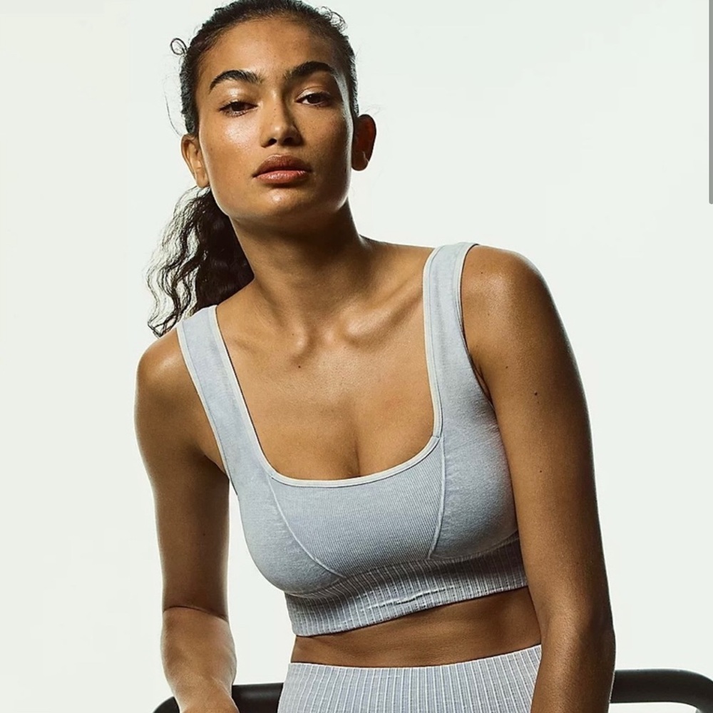 Free People Movement Good Karma Square Neck Bra M/L